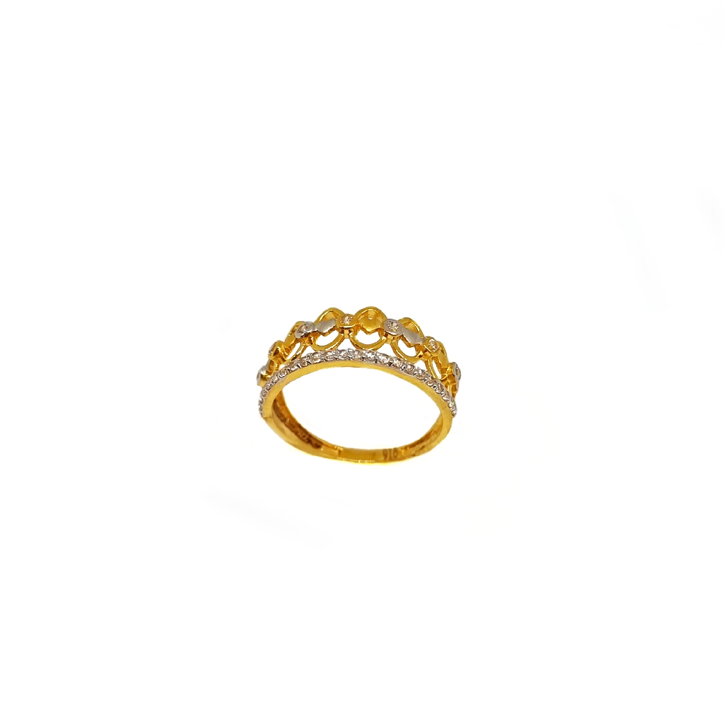 Hearts And Diamond Ledies Ring 22K Gold MGA - LRG1528