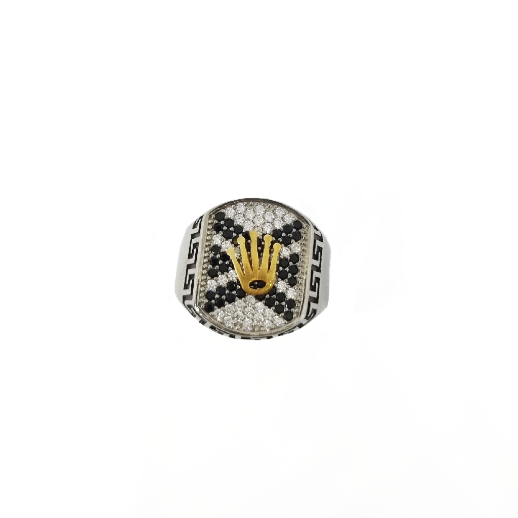 Rolex Symbol Gents Ring In 925 Sterling Silver MGA - GRS2764