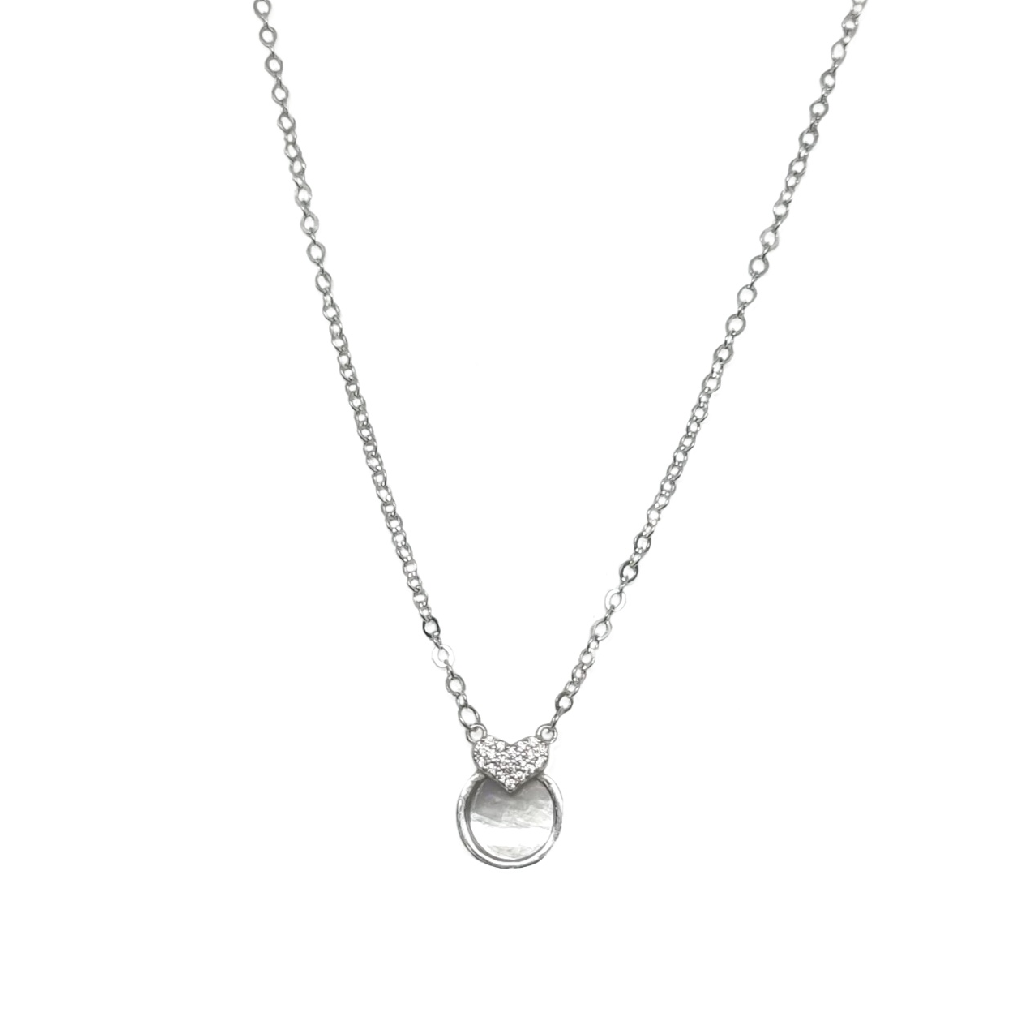 Beautiful Heart Pendant Chain In 925 Sterling Silver MGA - CHS2286