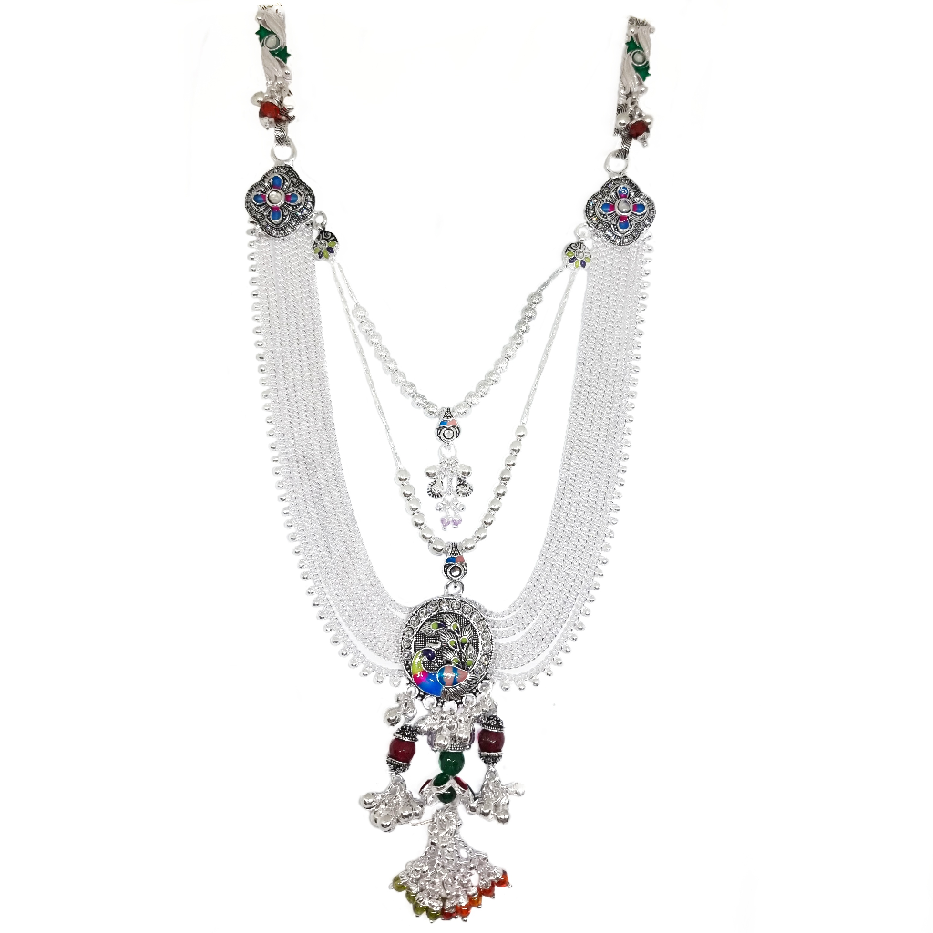 Peacock Design Juda In Silver MGA - JUS0113