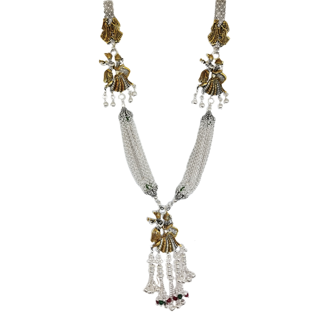 Radhe Krishna Designer Juda In Silver MGA - JUS0109