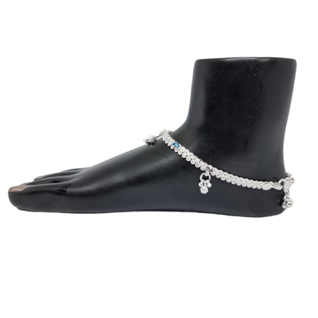 Silver Payal For Casual Wear MGA - PLS4194