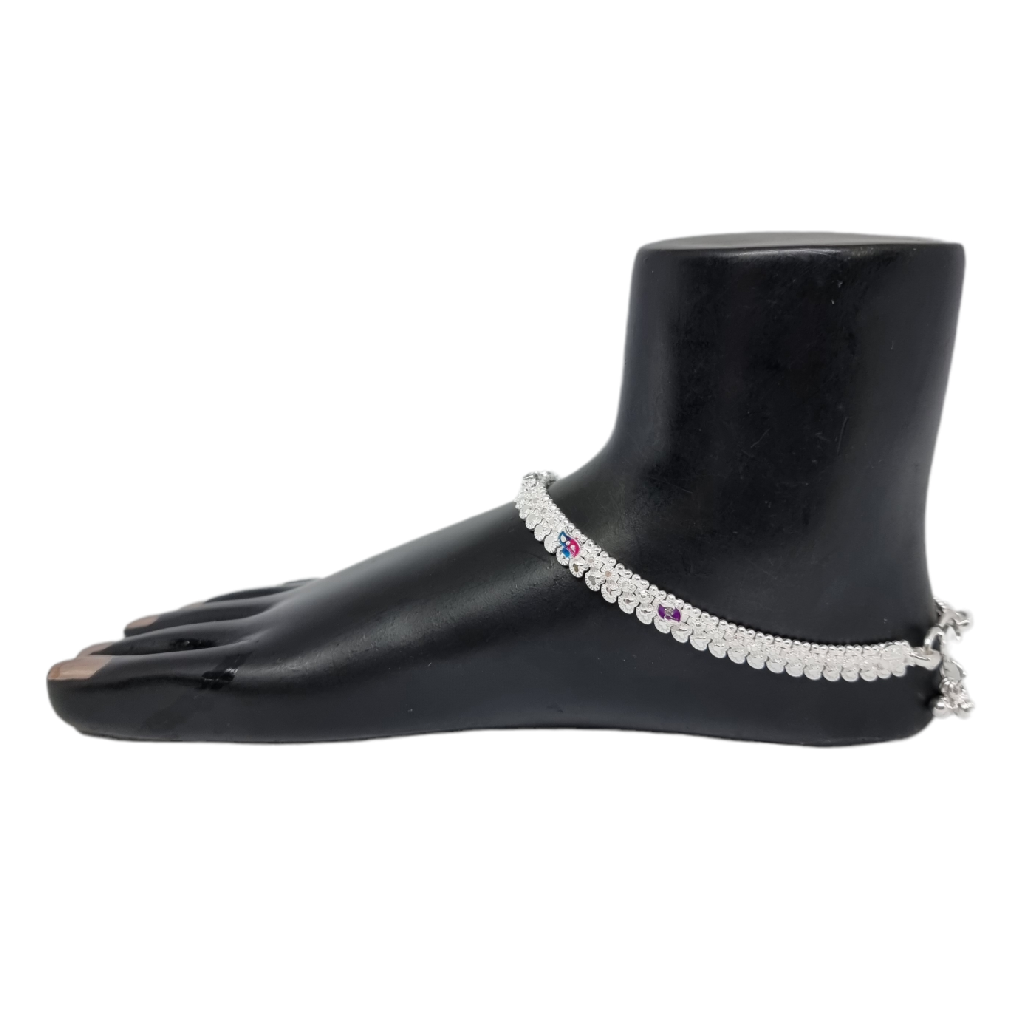 New Collection In Silver Payal MGA - PLS4215