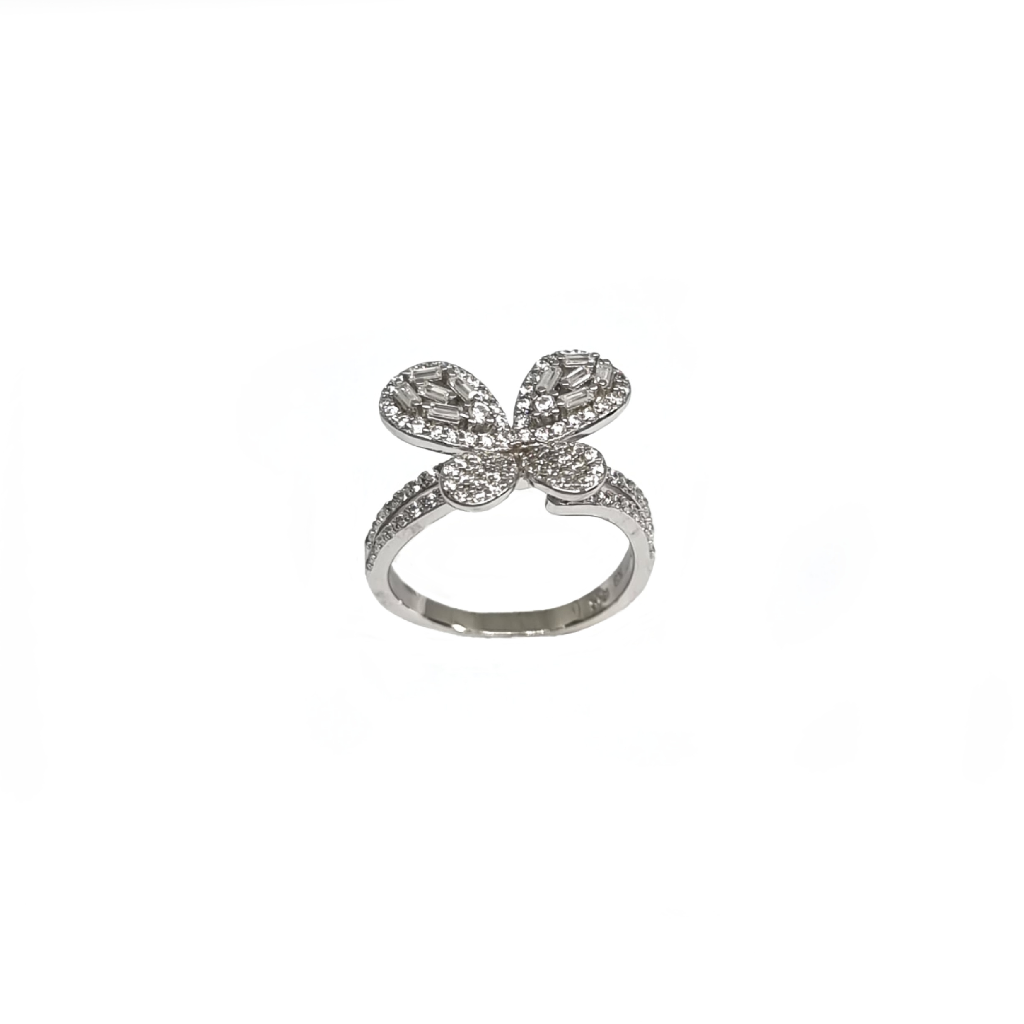 Butterfly Diamond Ring In 925 Sterling Silver MGA - LRS4870