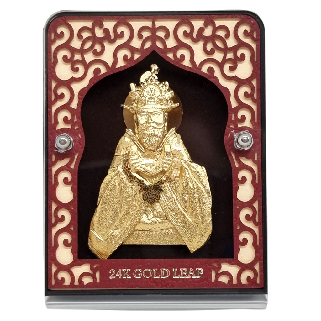 Jhulelal Frame In 24K Gold Leaf MGA - AGE0184