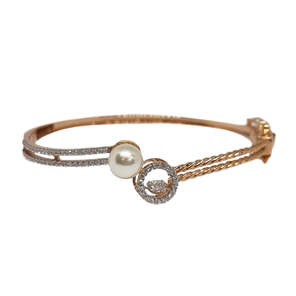 Designer Dancing Diamond Bracelet In 18K Rose Gold MGA - BRG0096