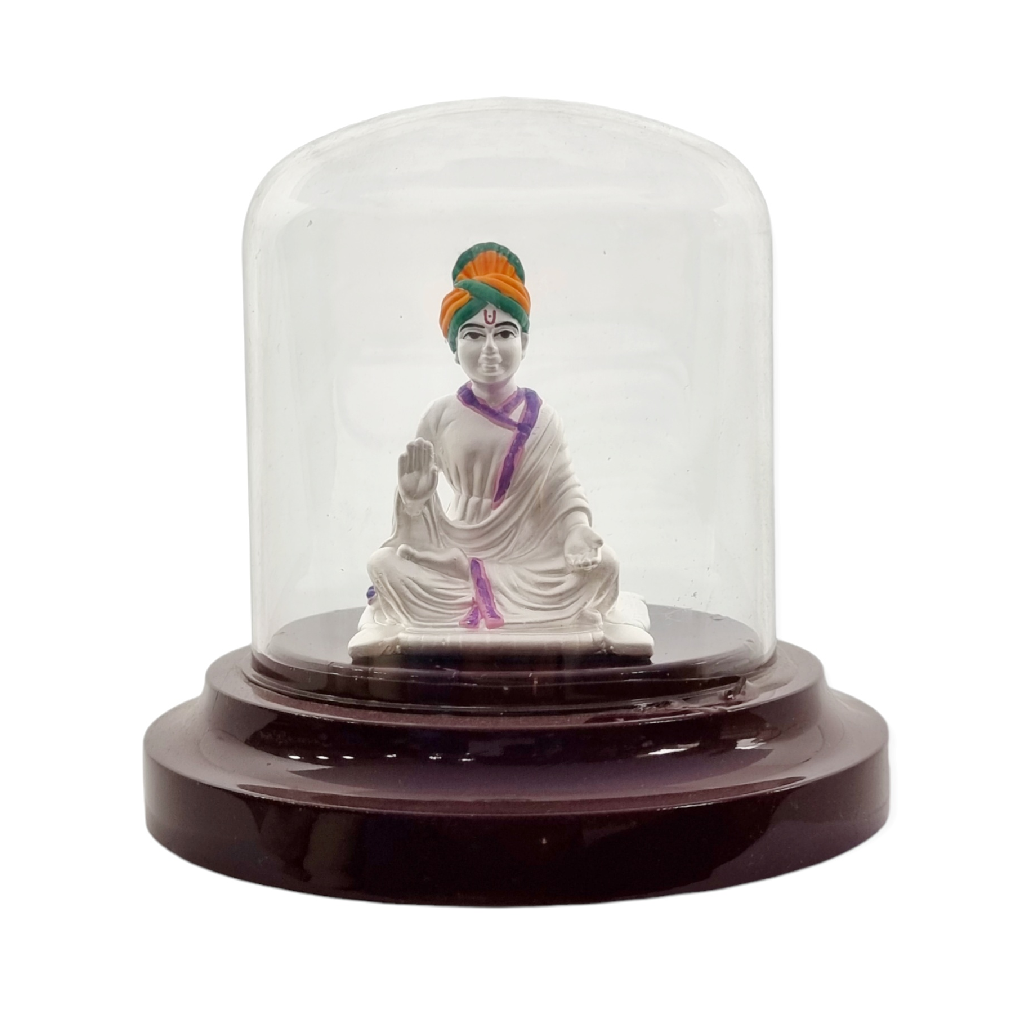 Shree Swami Narayan Idol In 999 Silver MGA - GFS0022