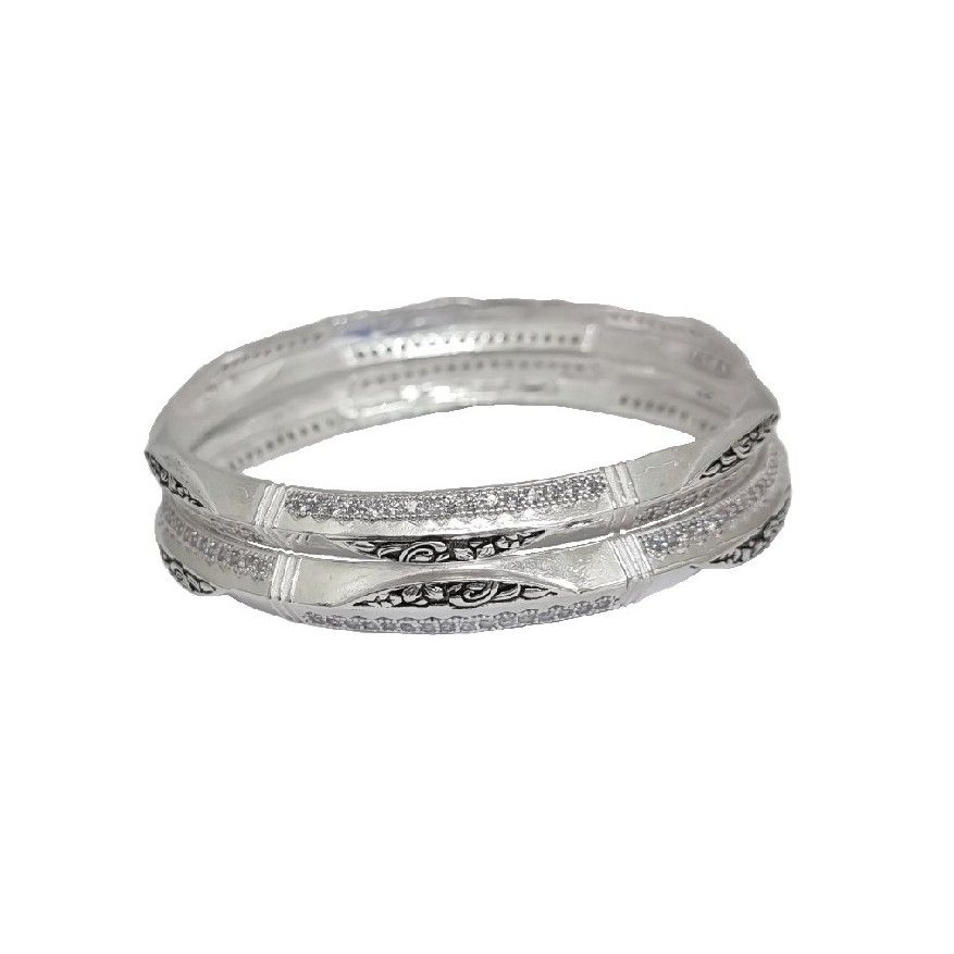 Fashionable Kadli Bangles In 925 Sterling Silver MGA- KDS2830
