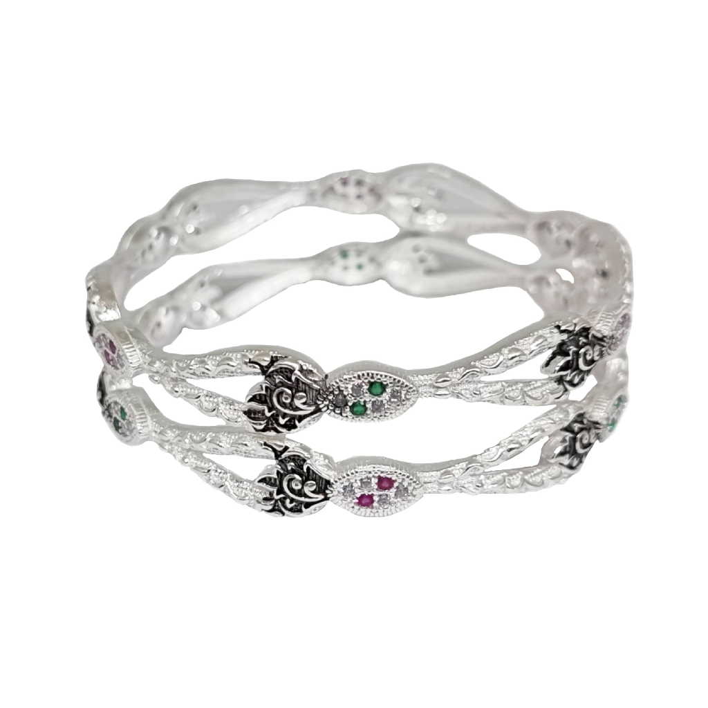 Beautiful Kadli In Oxidised 925 Sterling Silver MGA - KDS2823