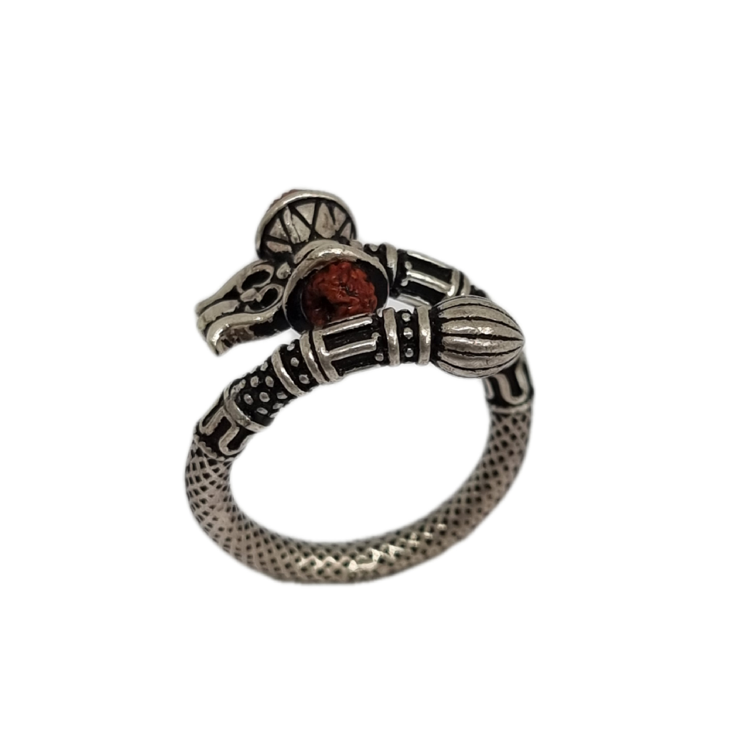 Trishul Ring For Spirituals In 925 Sterling Silver MGA - GRS2355