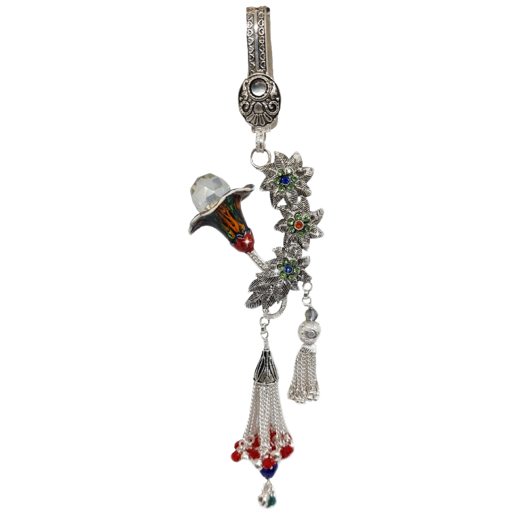 New arrival Fancy Modern Floral Silver Juda MGA - JUS0001