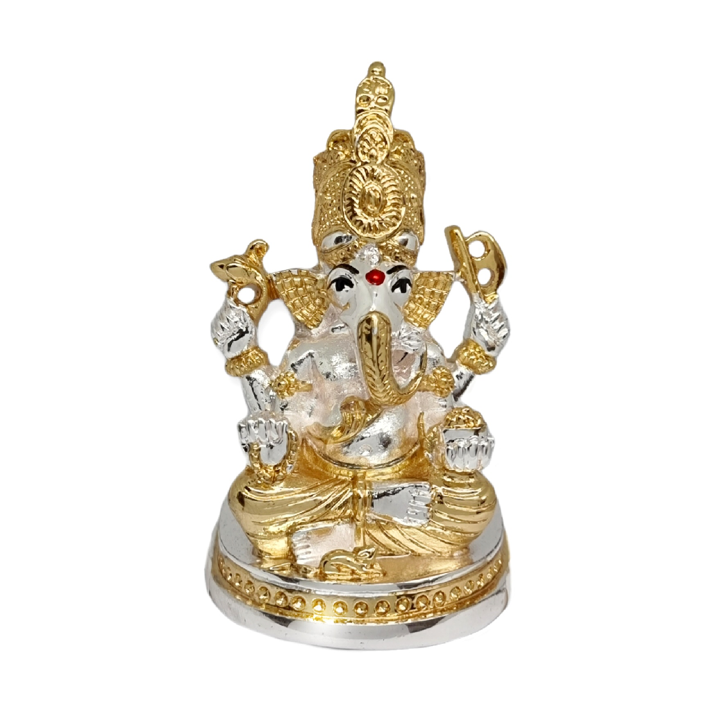 999 Silver Shree Gajanan Murti For Special Occasions Gift MGA- GFS0046