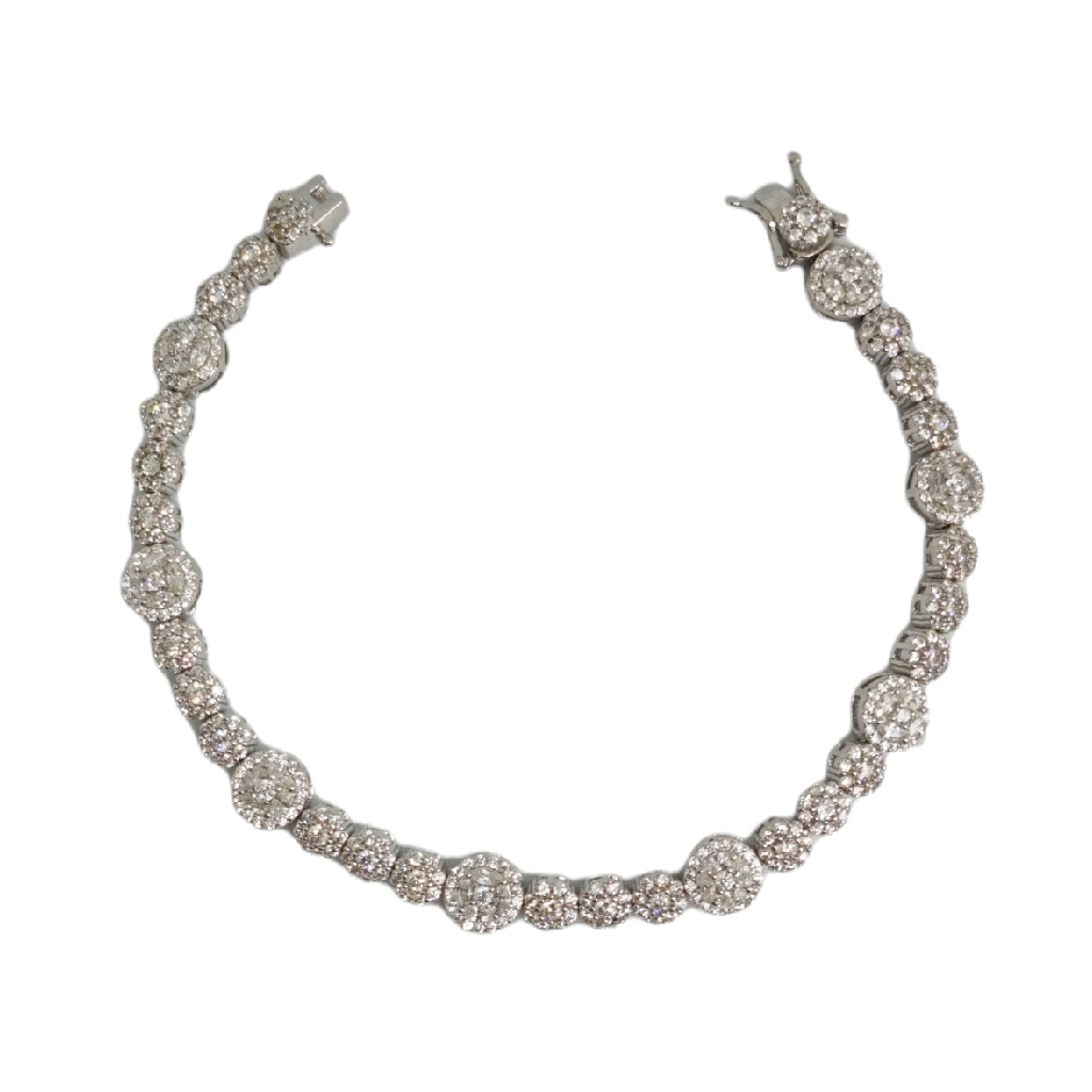 925 Sterling Silver Designer Ladies Bracelet MGA - BRS2080