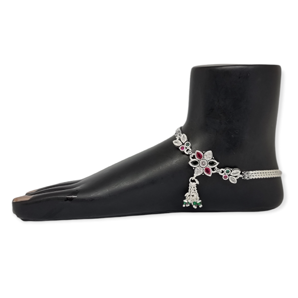 Silver modern payal mga - pls3868