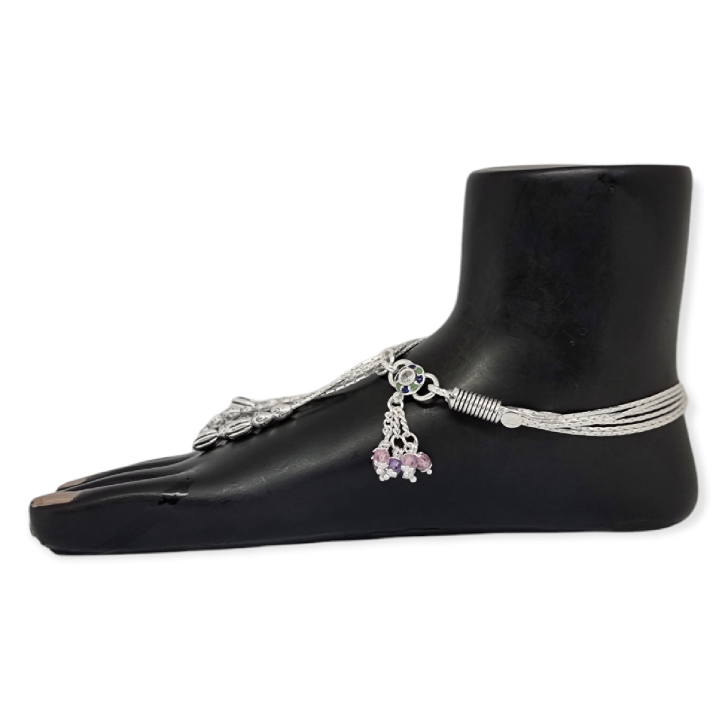 Silver fancy payal mga - pls4111