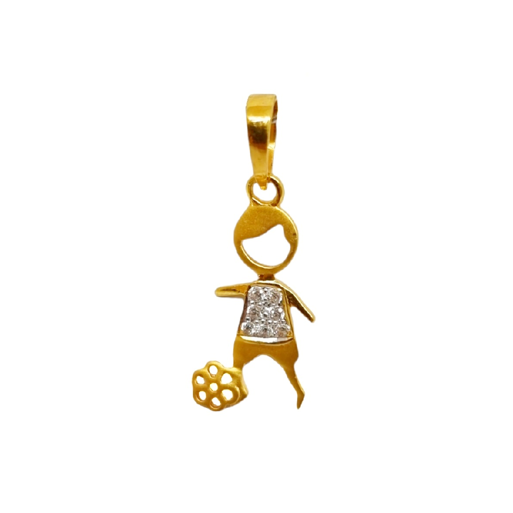 22k gold designer pendant mga - pdg1248