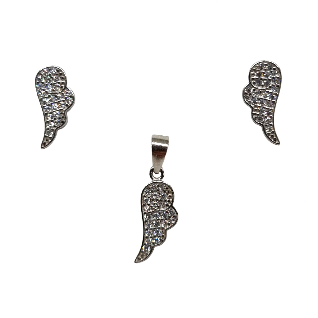 925 Sterling Silver Fancy Pendant Set MGA - PDS0195
