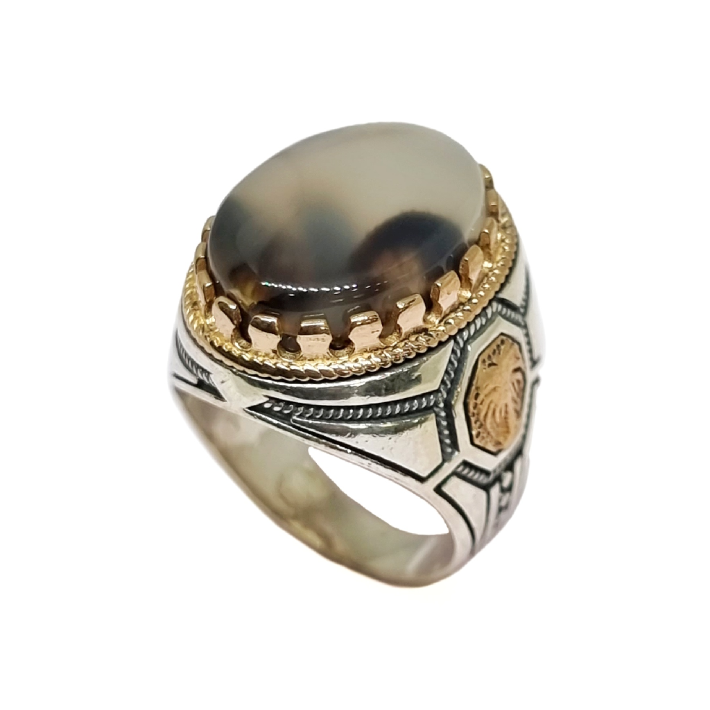 925 Sterling Silver Designer Gents Ring MGA - GRS2506