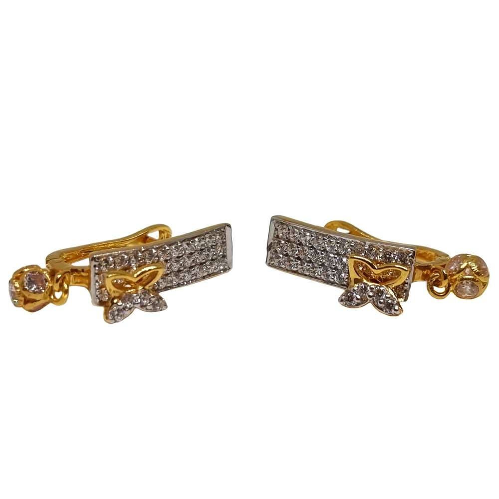 18K Gold Butterfly Shaped designer Earrings MGA - BLG0621