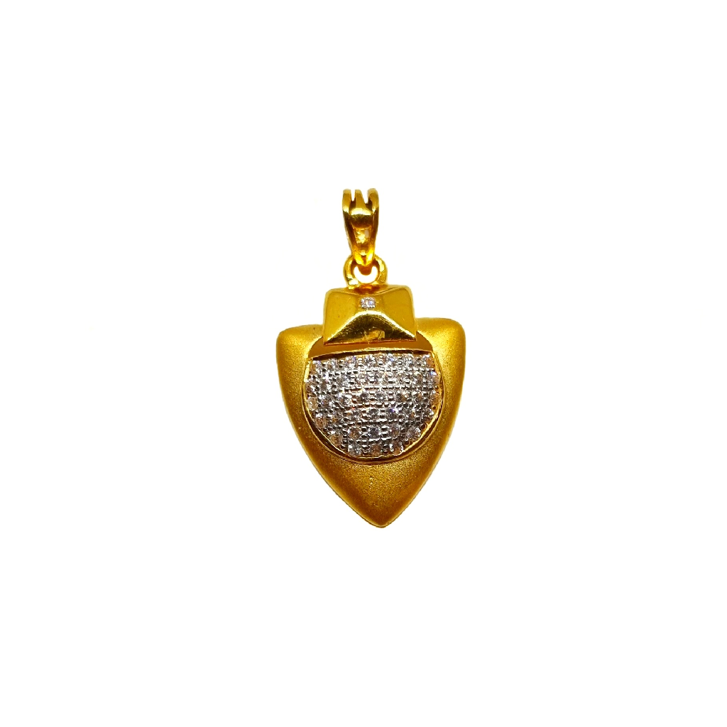 22k gold designer gents pendant mga - pdg1210