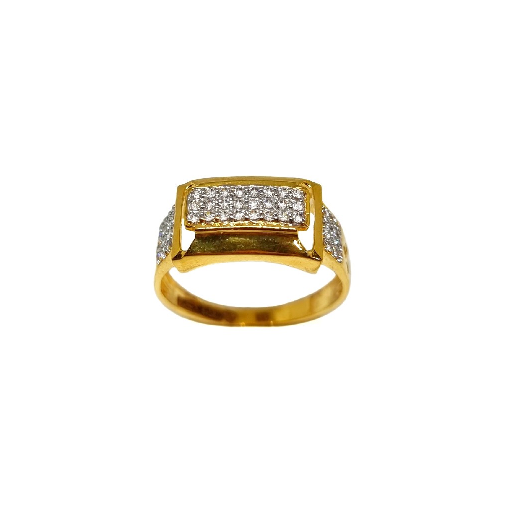 22K Gold Fancy Gents Ring MGA - GRG0245