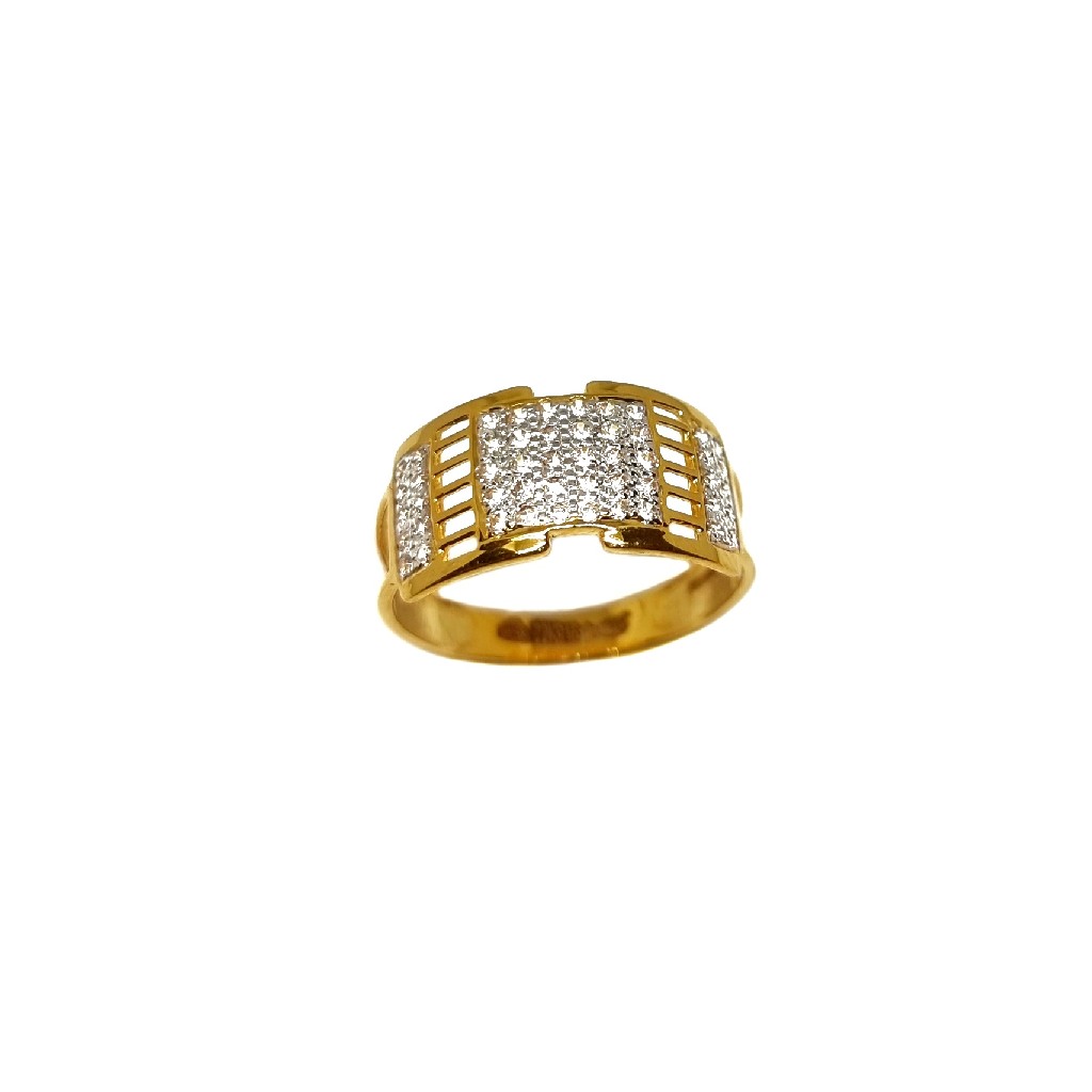 22K Gold Designer Gents Ring MGA - GRG0232