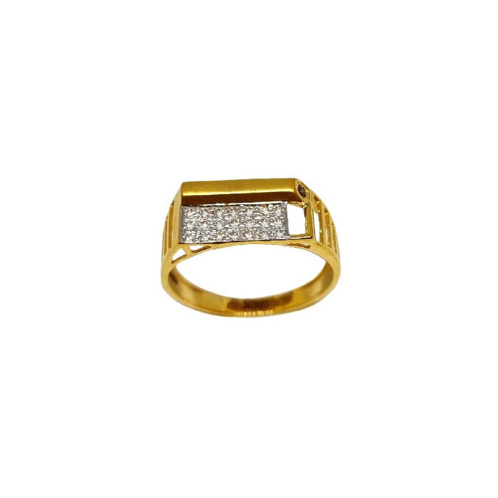 22K Gold Matte finish Fancy Ring MGA - GRG0233