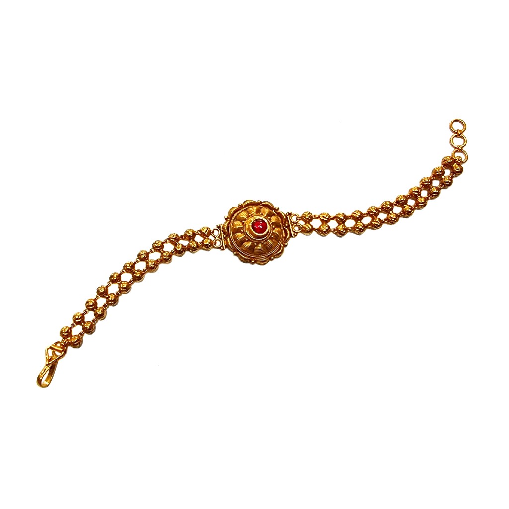22K Gold Antique Designer Bracelet MGA - GB0007