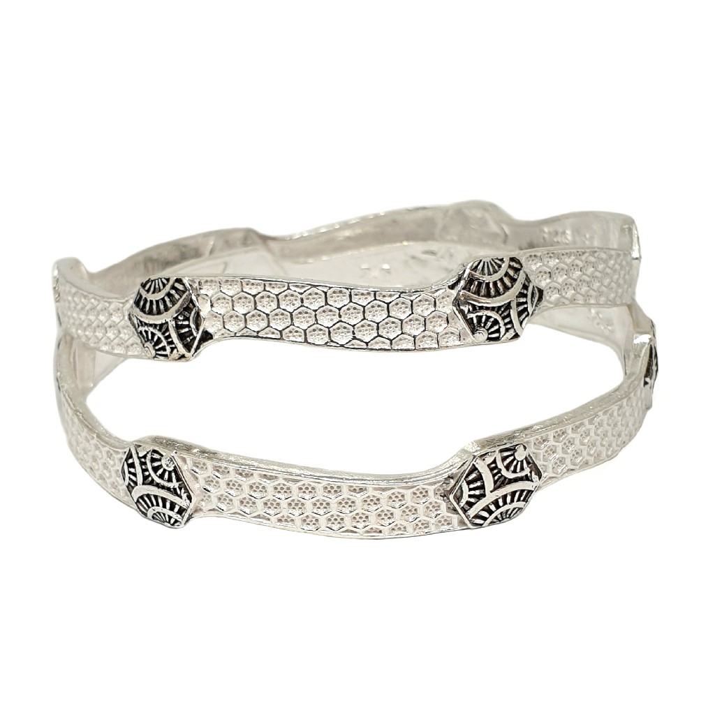 925 Sterling Silver Designer Kadli Bangles MGA - KDS2490