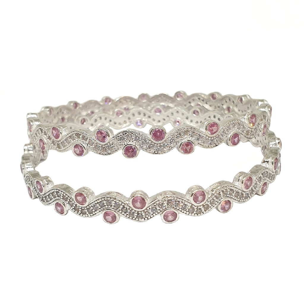 925 Sterling Silver Designer Kadli Bangles MGA - KDS2546