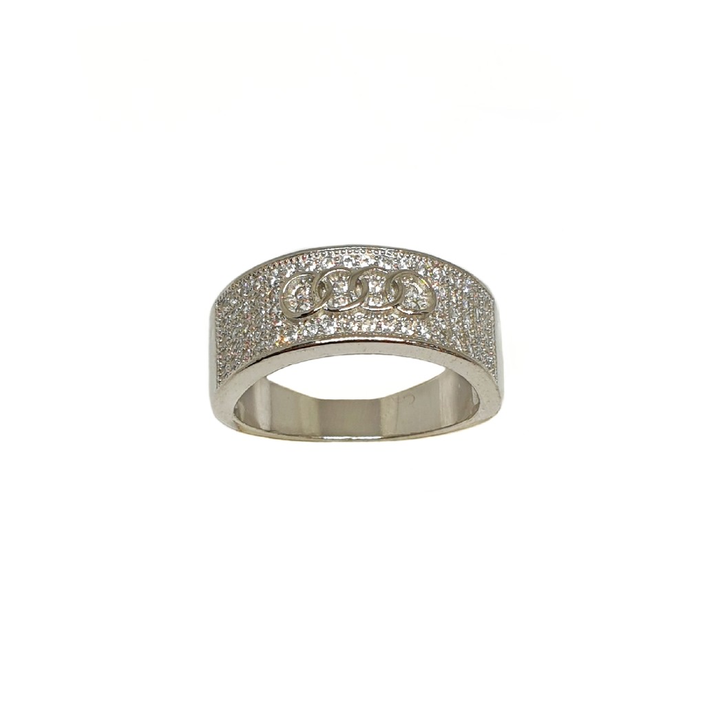925 Sterling Silver Audi Gents Ring MGA - GRS2417