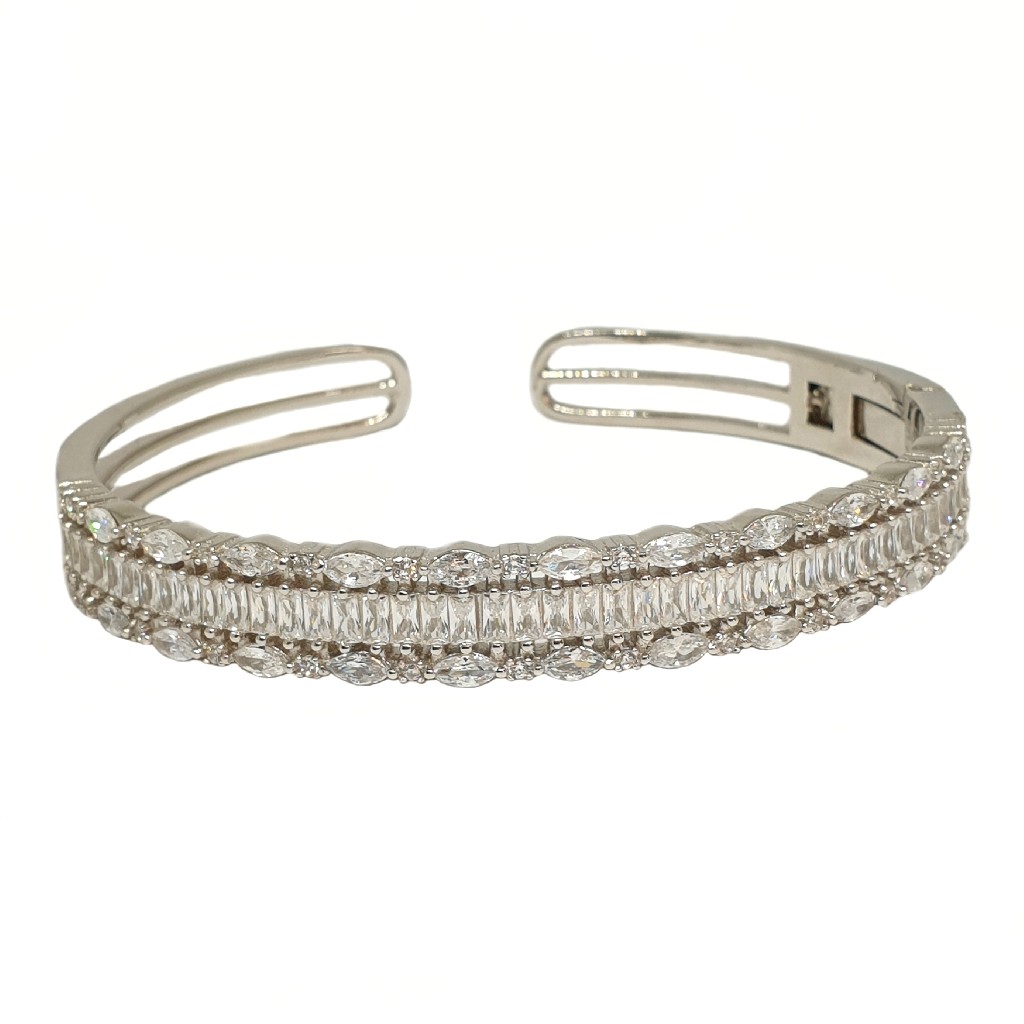 925 Sterling Silver Designer Kada Bracelet MGA - BRS1794