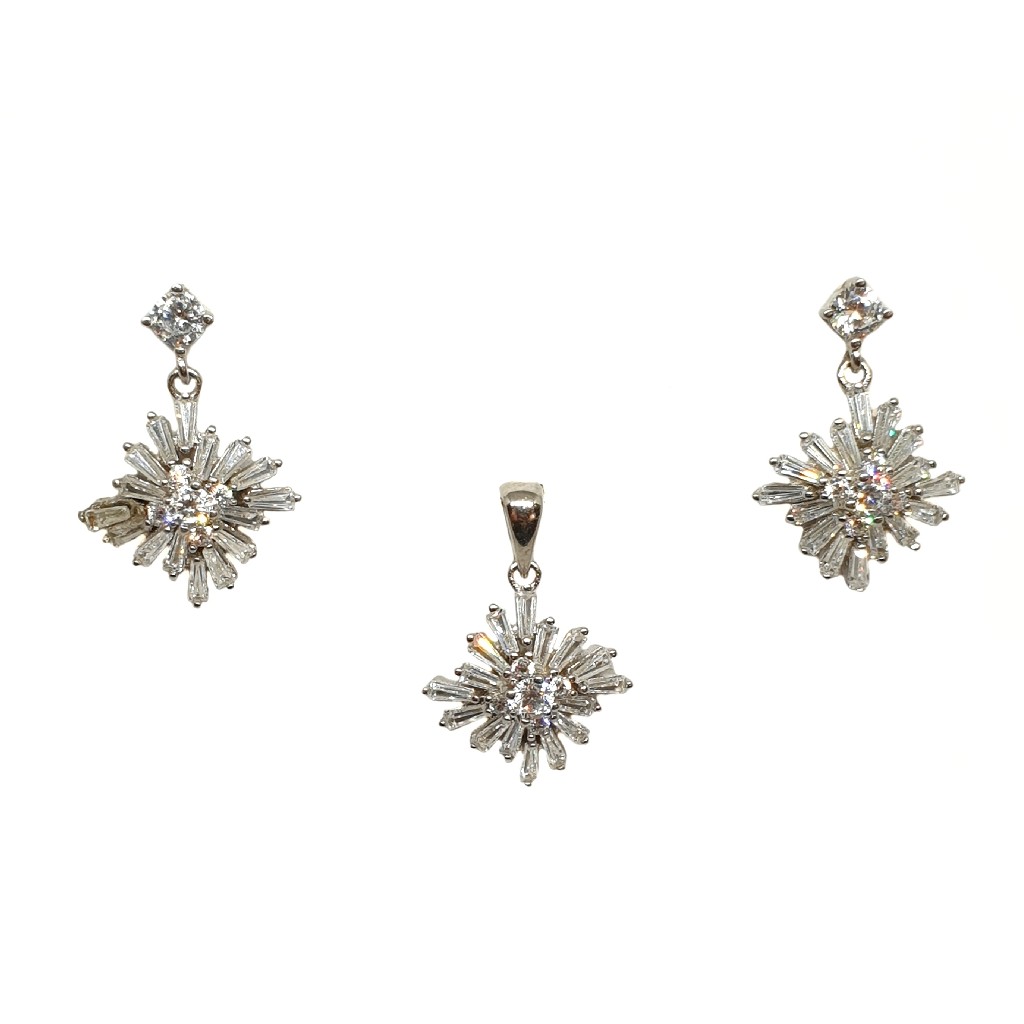 925 Sterling Silver Designer Pendant Set MGA - PTS0104