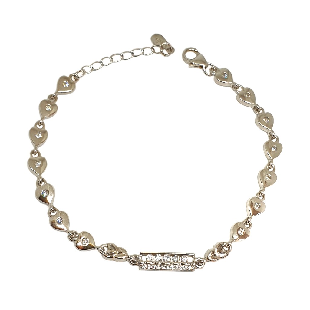 925 Sterling Silver Fancy Bracelet MGA - BRS1767