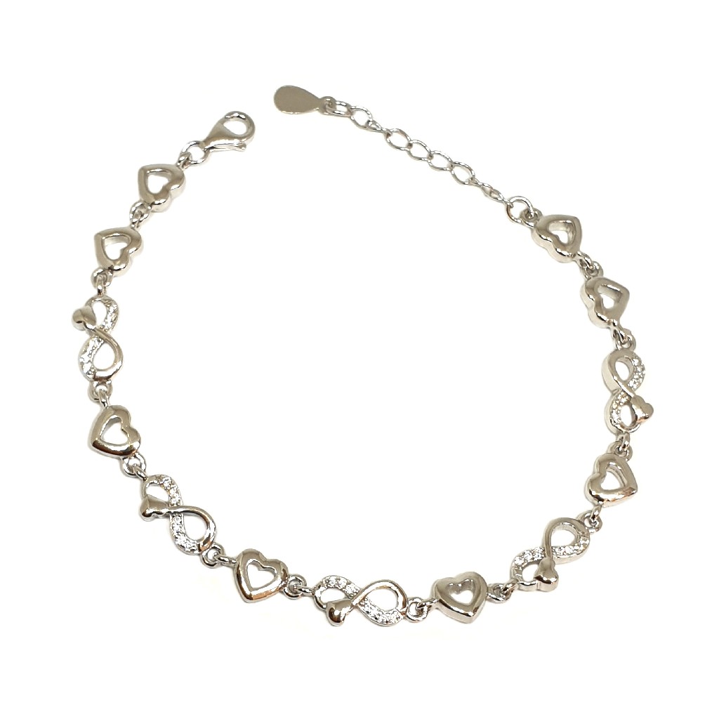 925 Sterling Silver infinite Designer Bracelet MGA - 1751