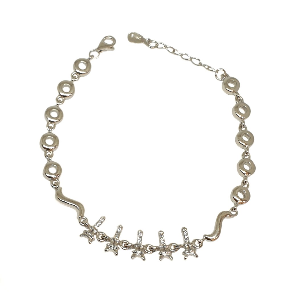 925 Sterling Silver Fancy Bracelet MGA - BRS1749