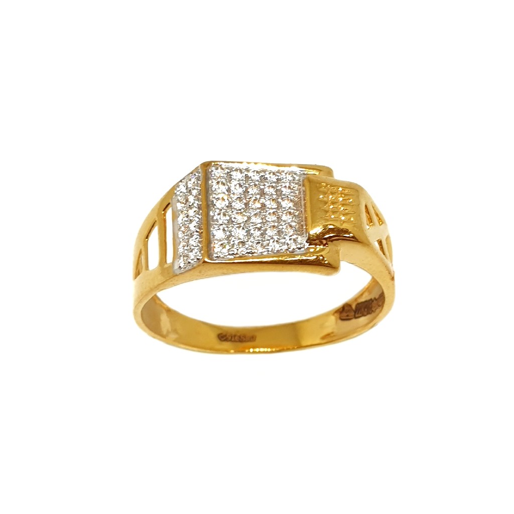 22K Gold CZ Diamond Ring MGA - GRG0211