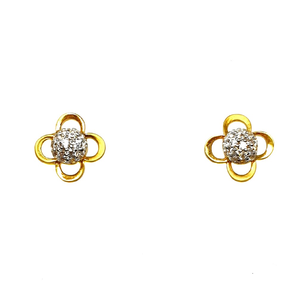 22K Gold Designer Earrings MGA - BTG0463