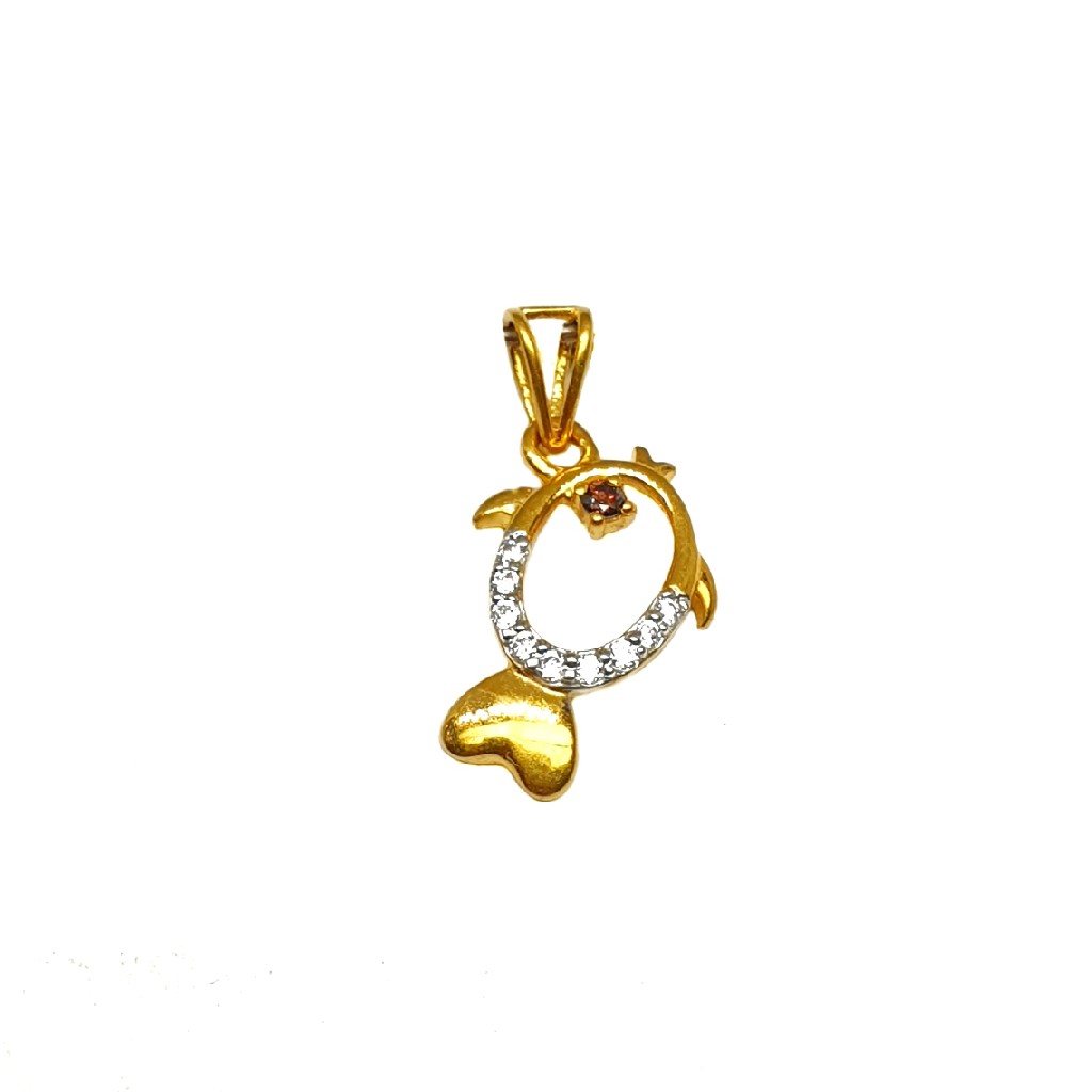 22K Gold Fish Pendant MGA - PDG1161