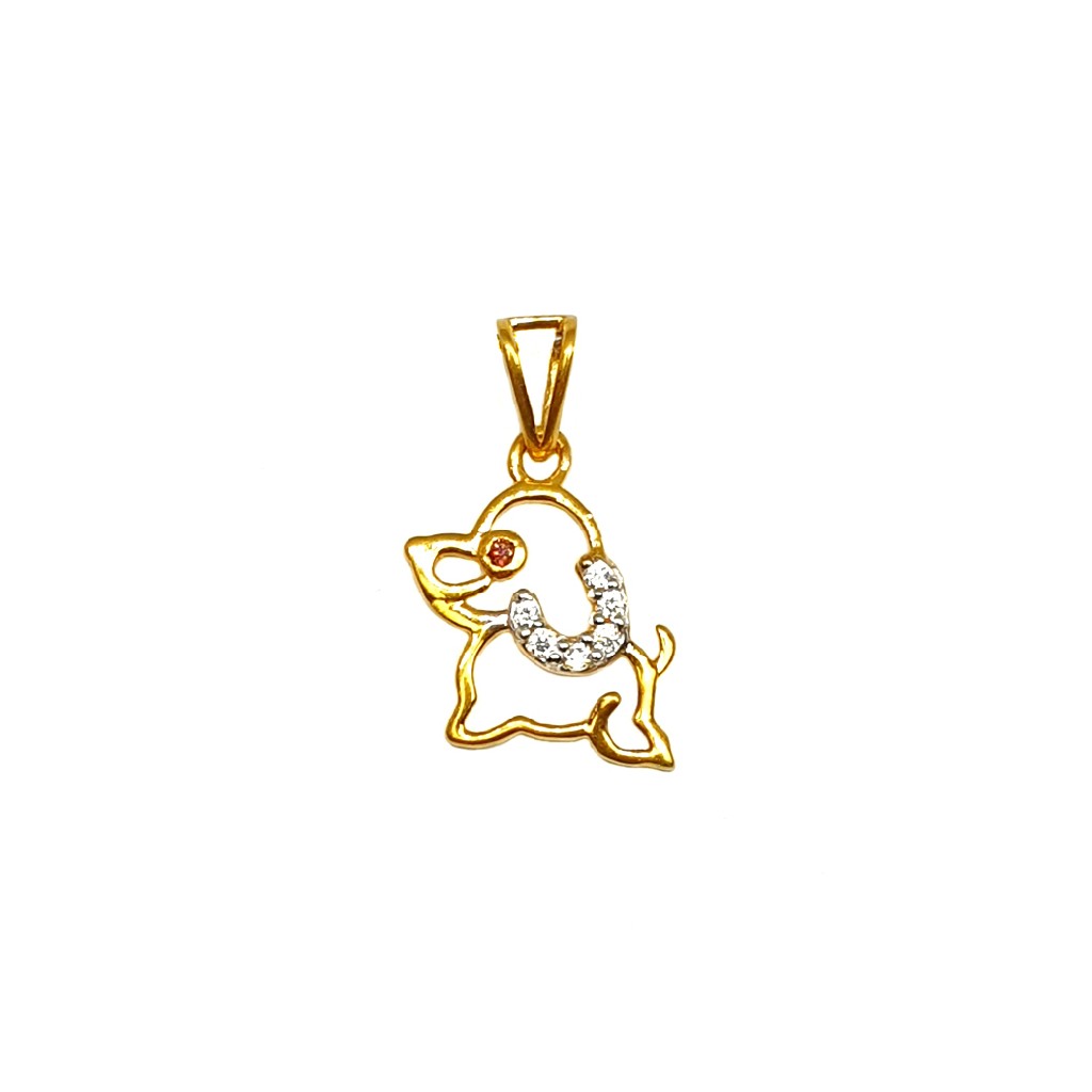 22k gold baccha pendant mga - pdg1162