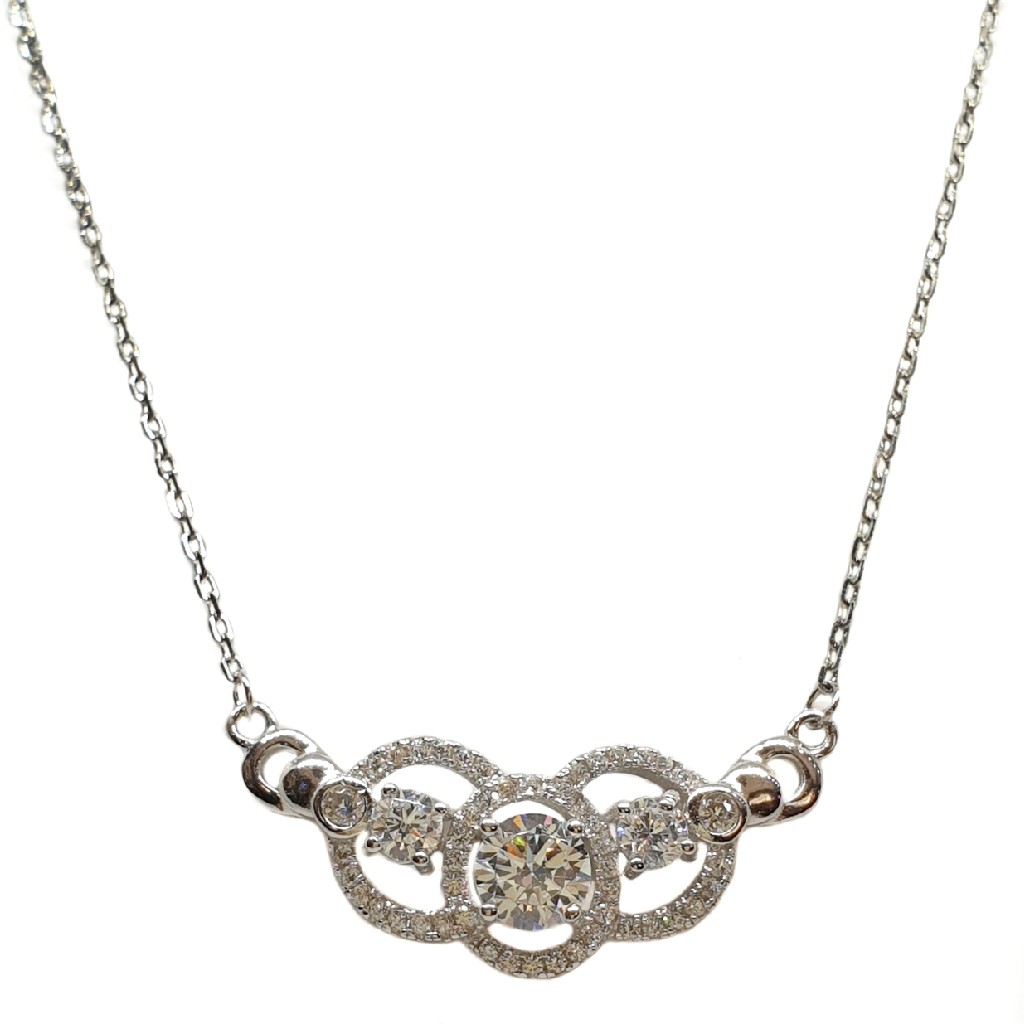 925 Sterling Silver Designer Necklace Chain MGA - NKS0054
