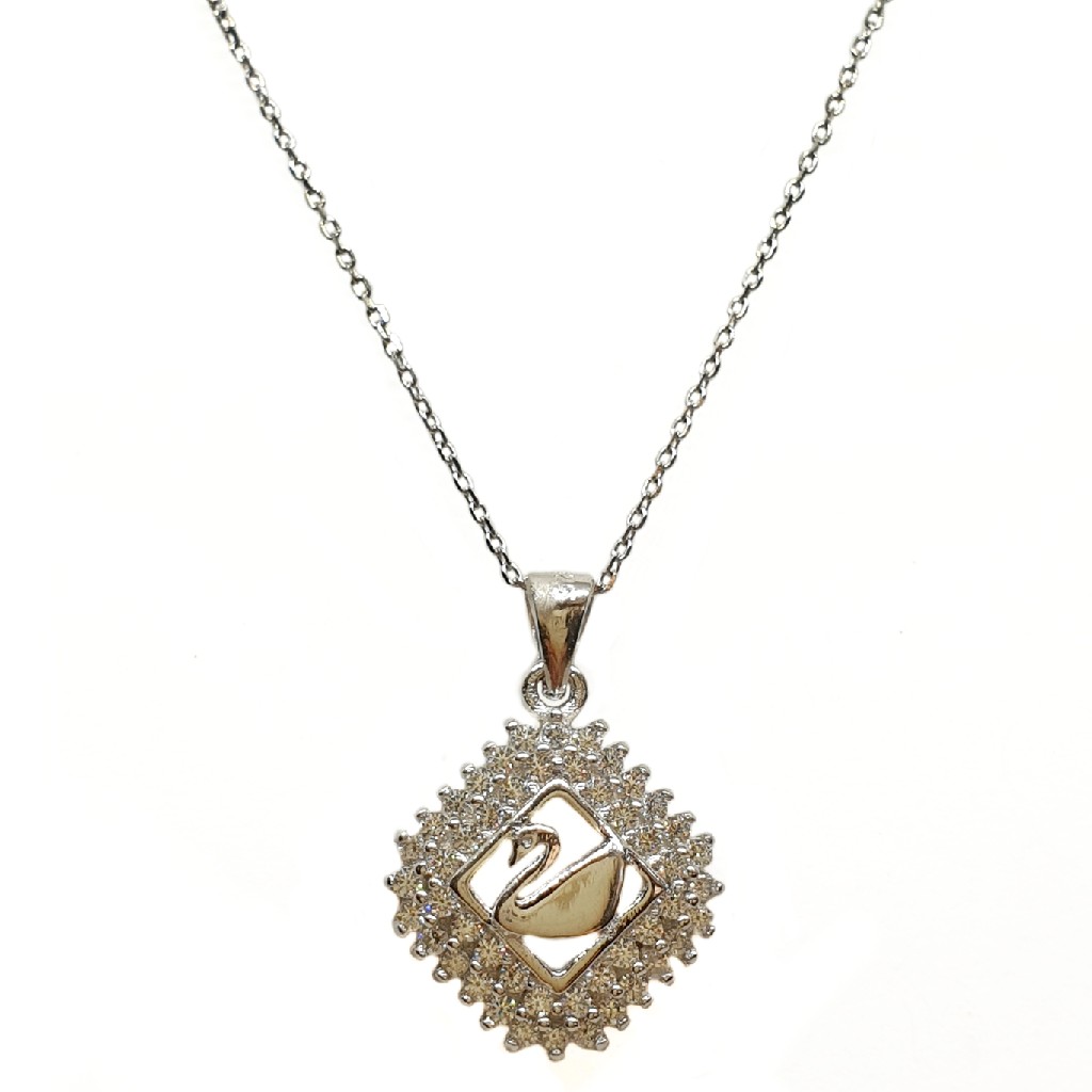 925 Sterling Silver Square Shaped Necklace Chain MGA - NKS0074