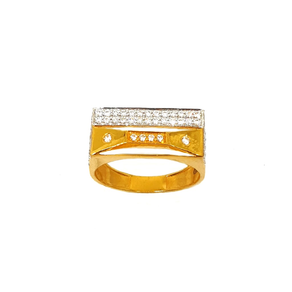 22K Gold Designer Gents Ring MGA - GRG0127