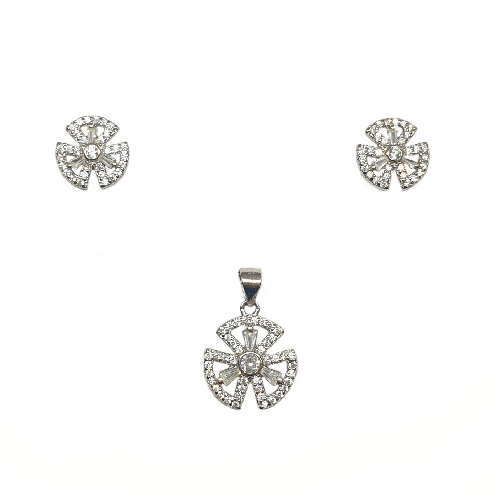 925 Sterling Silver Designer Pendant Set MGA - PTS0094