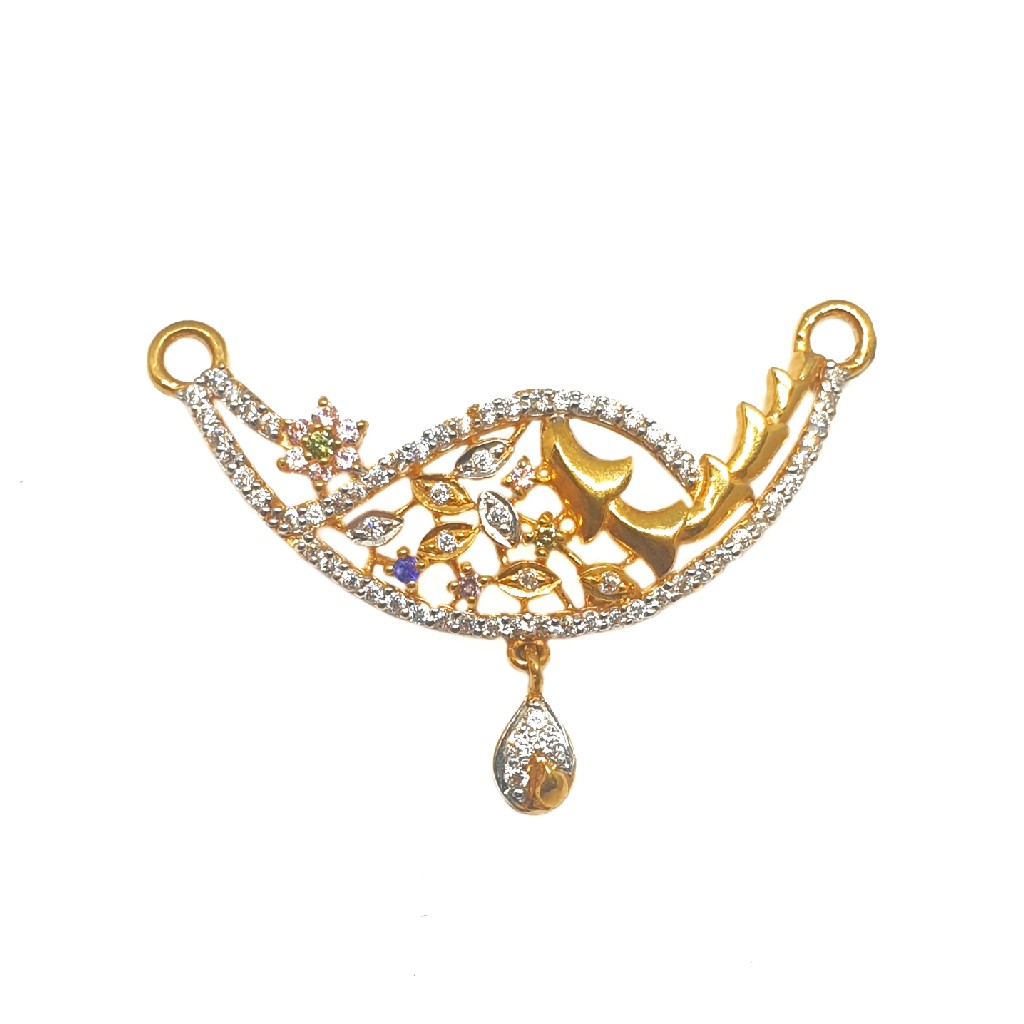 22K Gold Fancy Mangalsutra Pendant MGA - MPG0007