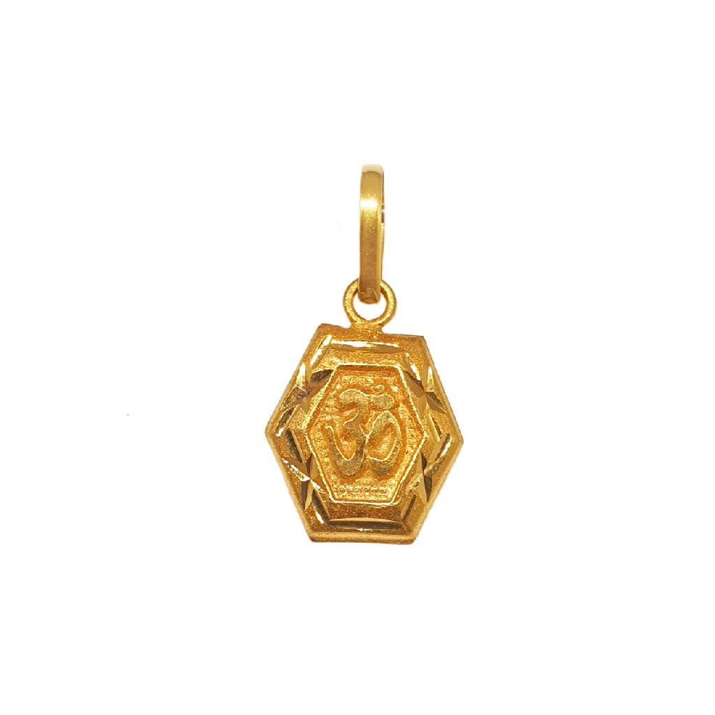 18K Gold Om Pendant MGA - PDG0226