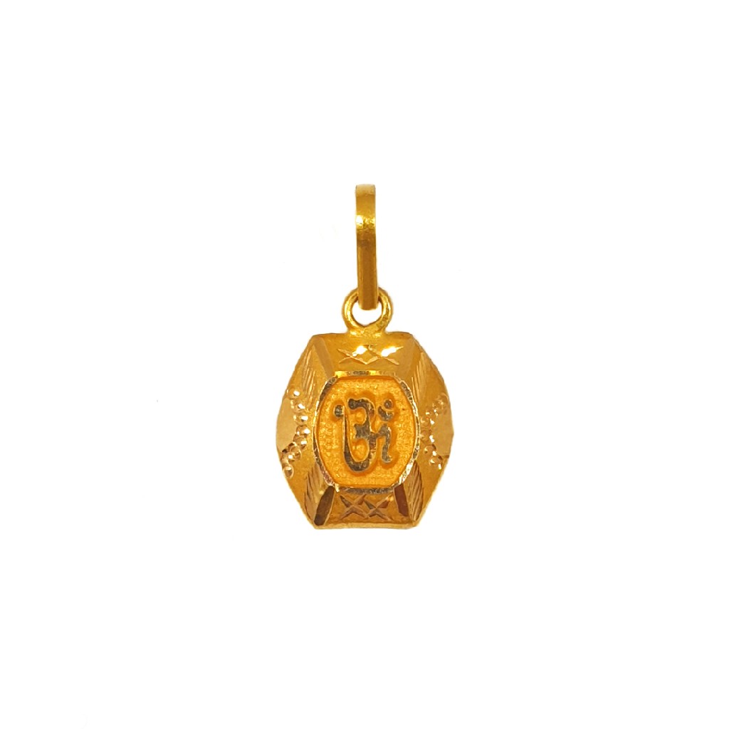 18K Gold Om Pendant MGA - PDG0186