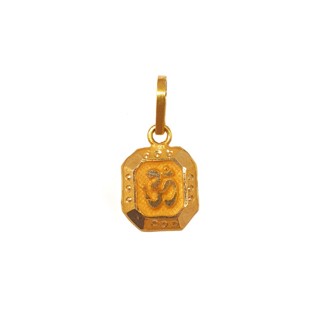 18K Gold Om Pendant MGA - PDG0188