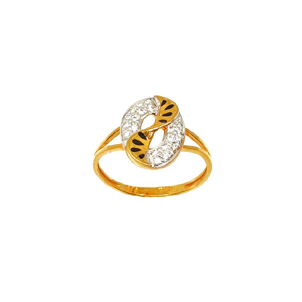 22K Gold Oval Shaped Fancy Ring MGA - LRG0266