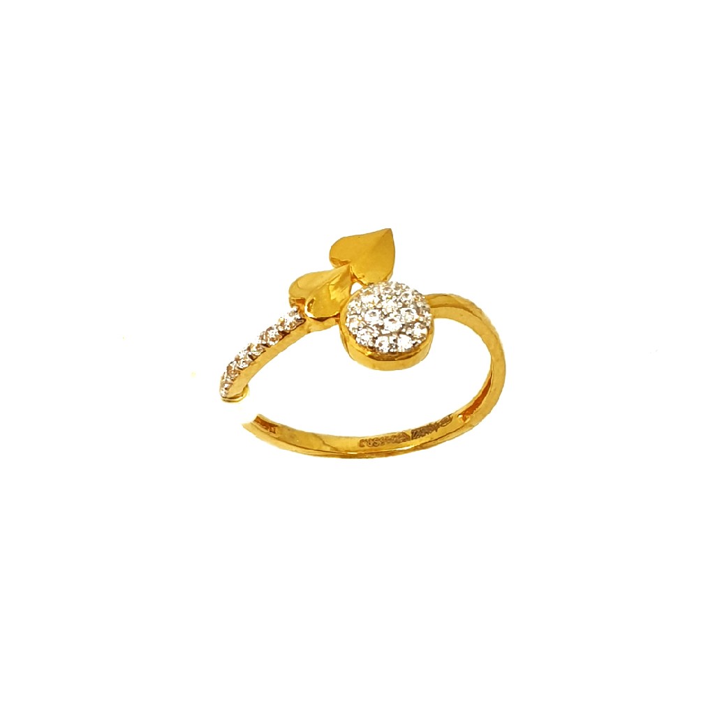 22K Gold Round Shaped Ring MGA - LRG0448